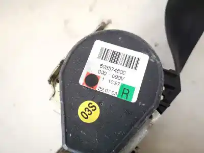 Pièce détachée automobile d'occasion ceinture de sécurité arrière droite pour volkswagen golf v (1k1) 1.4 16v références oem iam 603574600  