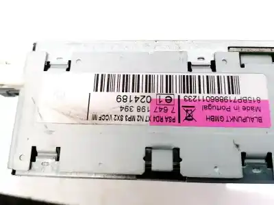 Автозапчасти б/у аудиосистема / радио cd за citroen c5 ii (rc_) 2.0 hdi (rcrhrh) ссылки oem iam 9663080277  7647198394