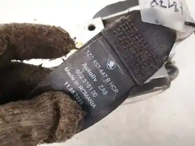 Автозапчастина б/у передній правий ремін безпеки для skoda octavia combi (1z5) 1.9 tdi dpf посилання на oem iam 1z0857447b  