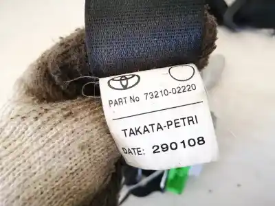 Автозапчастина б/у передній правий ремін безпеки для toyota auris, i e15 2006.10 - 2012.10 2.0l 93kw d-4d 2006.10 - 2012.10 посилання на oem iam 7321002220  73210-02220
