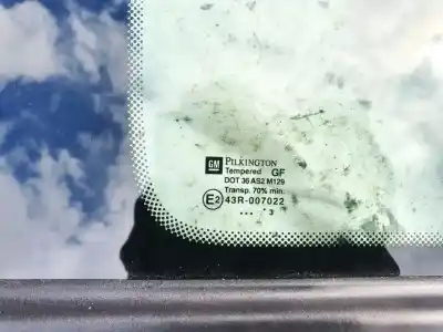 Peça sobressalente para automóvel em segunda mão vidro de custódia triangular traseiro esquerdo por opel zafira a 2.0 dti referências oem iam   