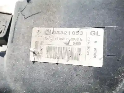 Second-hand car spare part right headlight for opel meriva b 1.7 16v cdti oem iam references 93321053  
