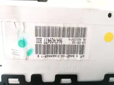 Автозапчасти б/у многофункциональный дисплей за citroen c3 i (fc_, fn_) 1.4 hdi ссылки oem iam 9647409477  216694657