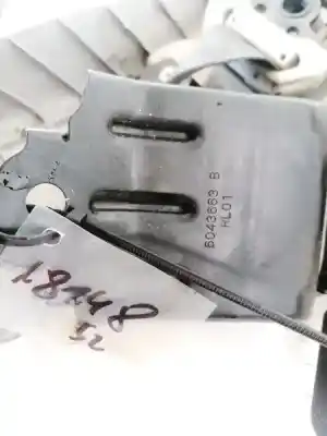 Peça sobressalente para automóvel em segunda mão cinto de segurança traseiro central por honda fr-v (be) 1.7 referências oem iam 6043663b  