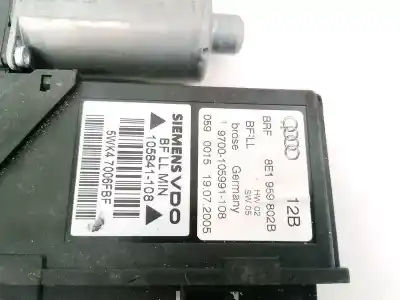 Автозапчастина б/у двигатель переднього правого скла для audi a4, b7 2004.11 - 2008.06 2.0 tdi 103kw 2004.11 - 2008.06 посилання на oem iam 8e1959802b  5wk47006fbf