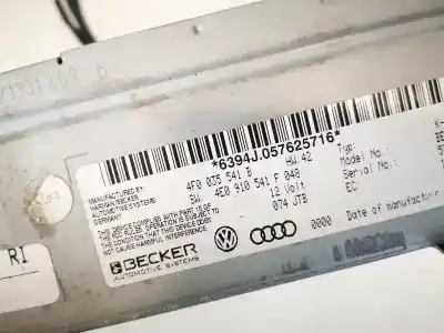 Автозапчастина б/у аудіо система / радіо cd для audi a6 avant (4f5) 2.7 tdi посилання на oem iam 4f0035541b  4f0910541f