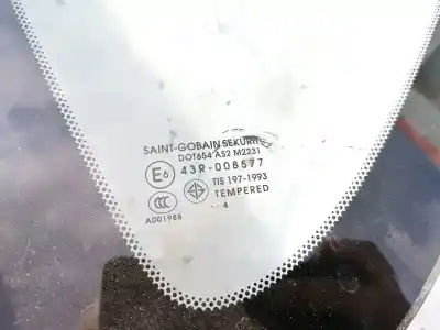 Peça sobressalente para automóvel em segunda mão vidro de custódia triangular traseiro esquerdo por mazda 3 (bk) 1.6 (bk14) referências oem iam   