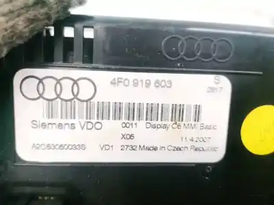 Автозапчастина б/у багатофункційний дисплей для audi a6 c6 (4f2) 2.4 посилання на oem iam 4f0919603  a2c530800338