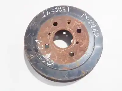 Peça sobressalente para automóvel em segunda mão disco de travão traseiro por citroen c1 1.0 cat (384f) referências oem iam 0204011482