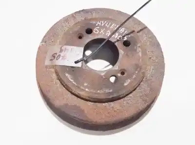 Peça sobressalente para automóvel em segunda mão disco de travão traseiro por hyundai getz (tb) 1.3 básico referências oem iam 584111cxxx