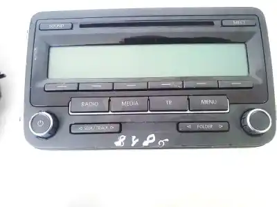 Peça sobressalente para automóvel em segunda mão sistema de áudio / rádio cd por seat leon (1p1) 1.9 tdi referências oem iam 1k0035186aa