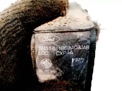 Peça sobressalente para automóvel em segunda mão cinto de segurança traseiro esquerdo por ford focus turn. (cb8) 1.6 tdci cat referências oem iam bm51611b68  bm51-611b68