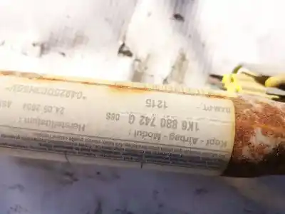 Автозапчастина б/у передня права подушка безпеки для volkswagen golf v variant (1k5) 1.9 tdi посилання на oem iam 1k6880742g  