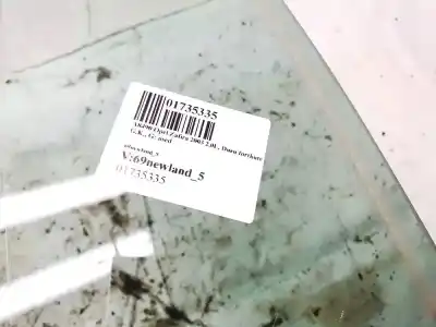 Peça sobressalente para automóvel em segunda mão vidro de custódia triangular traseiro esquerdo por opel zafira a 2.0 dti referências oem iam   
