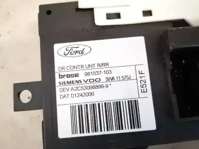 Автозапчасти б/у мотор заднего правого стекла за ford c-max (cb3) 2.0 tdci cat ссылки oem iam 981537103  981537-103, 5wk22686j