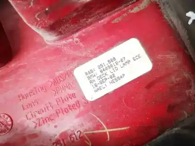 Pezzo di ricambio per auto di seconda mano luce di coda interna destra per bmw x5 (e53) 3.0i riferimenti oem iam 840901207  8409012-07