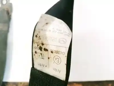 Peça sobressalente para automóvel em segunda mão cinto de segurança traseiro central por mazda 3 lim. (bl) 1.6 cd diesel cat referências oem iam e40438090  