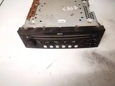 Second-hand car spare part audio system / radio cd for peugeot 207 1.6 16v hdi oem iam references 96643698xt