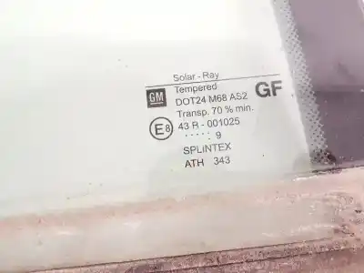 Peça sobressalente para automóvel em segunda mão vidro de custódia triangular traseiro esquerdo por opel omega b 2.0 dti referências oem iam   