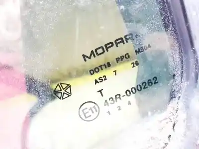 Peça sobressalente para automóvel em segunda mão vidro de custódia triangular traseiro esquerdo por chrysler sebring (js) 2.0 crd referências oem iam dot18ppgm504  