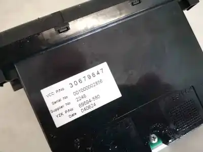 Second-hand car spare part multifunction display for volvo v50 (545) 2.0 d oem iam references 30679647  69594-580