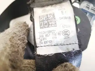 Автозапчастина б/у передній правий ремін безпеки для volkswagen golf v variant (1k5) 1.9 tdi посилання на oem iam 1k4857706ag  