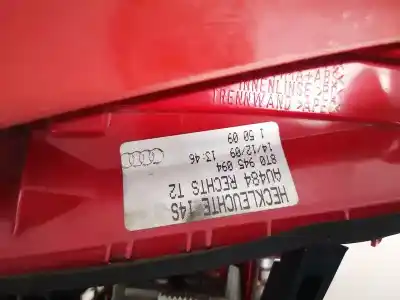 Pezzo di ricambio per auto di seconda mano luce di coda interna destra per audi a5 cabriolet (8f7) 3.0 tdi quattro riferimenti oem iam 8t0945094  