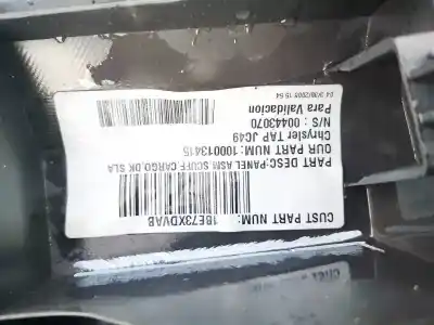 Pezzo di ricambio per auto di seconda mano plastica per dodge journey 2.0 16v crd cat riferimenti oem iam 100013415  