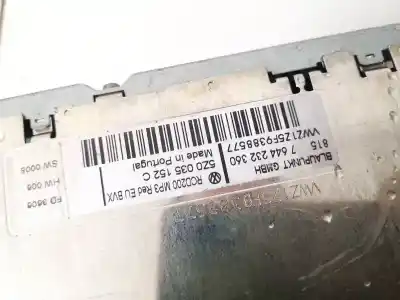 Автозапчасти б/у аудиосистема / радио cd за skoda superb (3u4) 2.5 v6 tdi cat (aym) ссылки oem iam 5z0035152c  7644232360