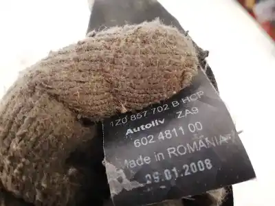 Автозапчасти б/у правый передний ремень безопасности за skoda octavia combi (1z5) 1.9 tdi dpf ссылки oem iam 1z0857702b  