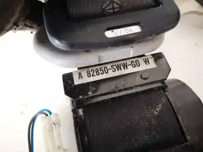 Second-hand car spare part rear left seat belt for honda cr-v (re) 2.2 dtec cat oem iam references 82850swwg0  82850-sww-g0