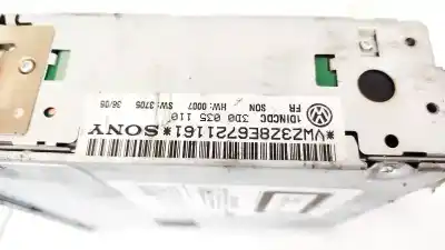 Автозапчастина б/у аудіо система / радіо cd для volkswagen phaeton (3d1, 3d2, 3d3, 3d4, 3d6, 3d7, 3d8, 3d9) 3.0 v6 tdi 4motion посилання на oem iam 3d0035110  