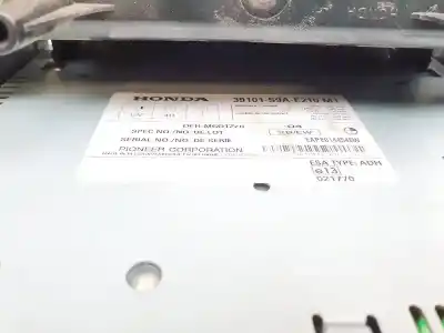 Second-hand car spare part audio system / radio cd for honda cr-v (rd8) 2.0 vtec cat oem iam references 39101s9ae210m1  39101-s9a-e210-m1, e13021770