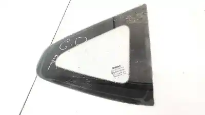 Peça sobressalente para automóvel em segunda mão vidro custódia triangular traseiro direito por nissan qashqai 1.6 16v referências oem iam as2