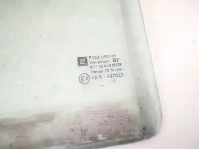 Peça sobressalente para automóvel em segunda mão vidro de custódia triangular traseiro esquerdo por opel zafira a 2.0 dti referências oem iam as2  