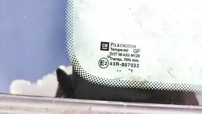 Peça sobressalente para automóvel em segunda mão vidro de custódia triangular traseiro esquerdo por opel zafira a 2.0 dti referências oem iam as2  