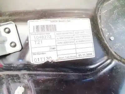 Second-hand car spare part driver left window regulator for mercedes clase r (w251) 3.0 cdi cat oem iam references a2518200742  a1697202535