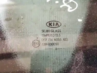 Peça sobressalente para automóvel em segunda mão vidro custódia triangular traseiro direito por kia ceed (ed) 1.6 crdi 115 referências oem iam as3  