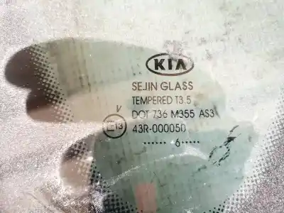 Peça sobressalente para automóvel em segunda mão vidro de custódia triangular traseiro esquerdo por kia ceed (ed) 1.6 crdi 115 referências oem iam as3  