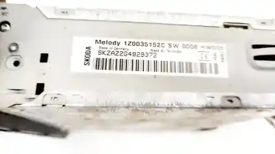 Автозапчастина б/у аудіо система / радіо cd для skoda octavia combi (1z5) 1.9 tdi dpf посилання на oem iam 1z0035152c  