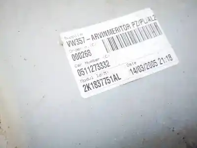 Автозапчастина б/у регулятор вікна передній лівий для volkswagen caddy ka/kb (2k) 2.0 sdi посилання на oem iam 2k1837751al  