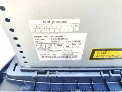 Peça sobressalente para automóvel em segunda mão sistema de áudio / rádio cd por citroen c1 1.0 cat (384f) referências oem iam 861200h010  86120-0h010, w53811, w53811, cq-ms0570lc