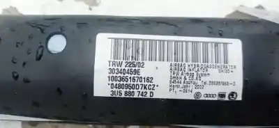 Автозапчастина б/у передня ліва подушка безпеки для skoda superb (3u4) 2.5 v6 tdi cat (aym) посилання на oem iam 30340459e  3u5880742d