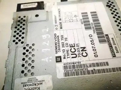 Автозапчастина б/у аудіо система / радіо cd для opel astra h caravan 1.9 cdti посилання на oem iam 13262750  