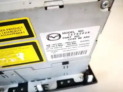 Автозапчастина б/у аудіо система / радіо cd для mazda 5 berl. (cr) 2.0 crtd active+ (105kw) посилання на oem iam cc9366ar0  14792026