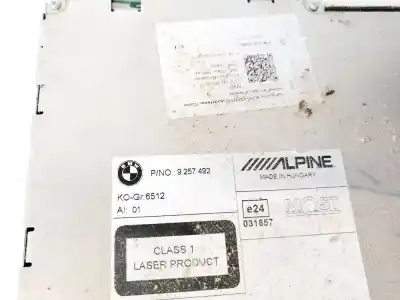 Peça sobressalente para automóvel em segunda mão sistema de áudio / rádio cd por bmw 5-series, f07/f10 /f11 2010.03 - 2016.12 2.0 d 135kw 2010.03 --> referências oem iam 9257492  031857, cl925749201