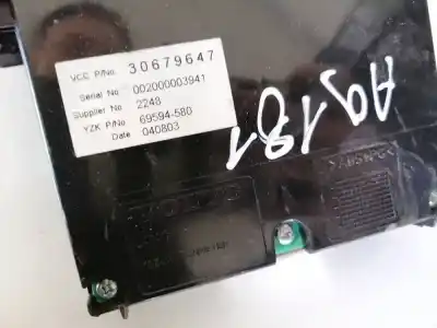 Second-hand car spare part multifunction display for volvo v50 (545) 2.0 d oem iam references 30679647  69594-580, 002000003941