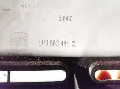 Pezzo di ricambio per auto di seconda mano plastica per seat altea (5p1) 1.6 riferimenti oem iam 5p0863485c  
