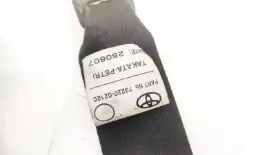 Автозапчастина б/у передній лівий ремін безпеки для toyota auris, i e15 2006.10 - 2012.10 1.6l 91kw dual vvt-i 2006.10 - 2012.10 посилання на oem iam 7322002120  73220-02120