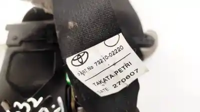 Автозапчастина б/у передній правий ремін безпеки для toyota auris, i e15 2006.10 - 2012.10 1.6l 91kw dual vvt-i 2006.10 - 2012.10 посилання на oem iam 7321002220  73210-02220